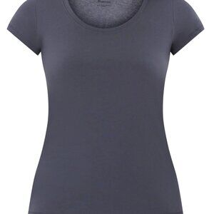 NWT! No Boundaries Women's Scoop Tee Slate Grey Size XXL